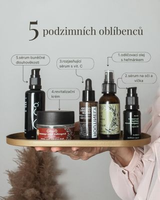 🍁TOP 5 podzimních WELL ME produktů. Jaké produkty teď na podzim sama používám a miluju? 1. Odličovací olej s heřmánkem -...